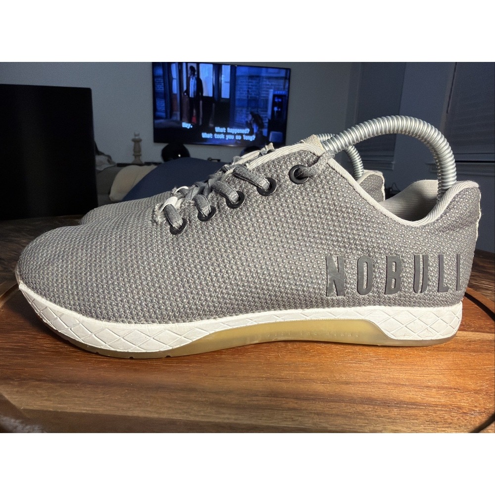 Nobull Shoes Mens 7 W 8.5 Arctic Gray Outwork Low Cross Training Superfabric